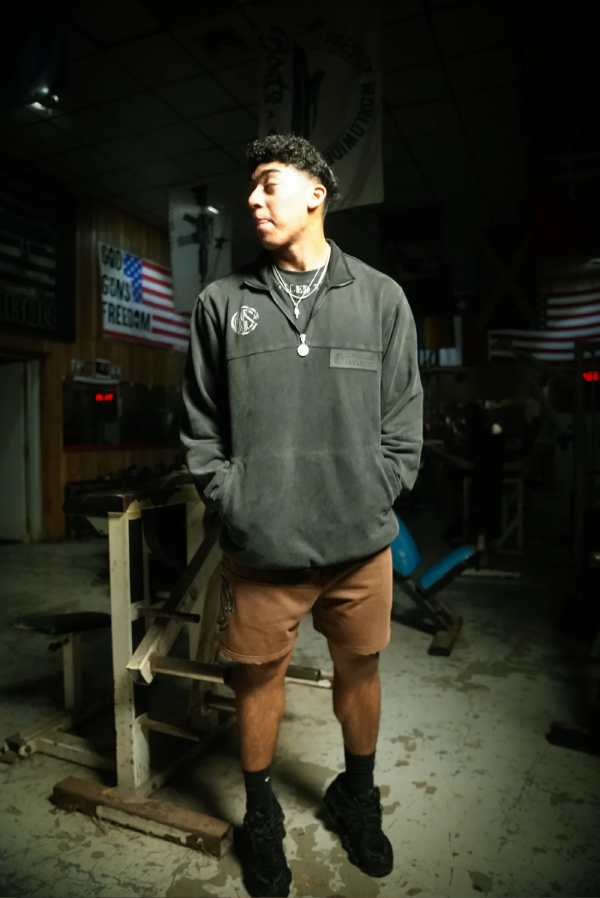 Acid Brown Stone Washed Shorts (2)