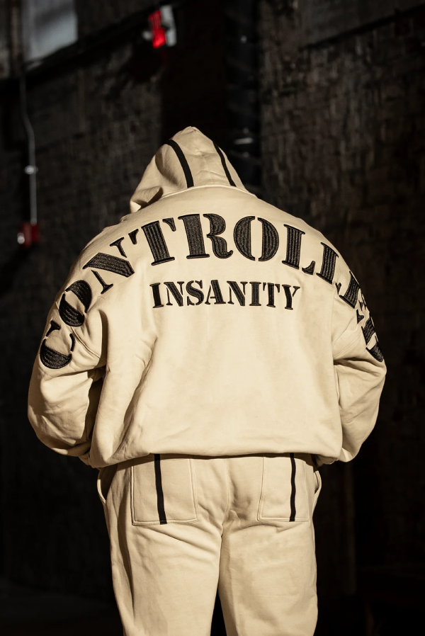 Beige Tech Hoodie