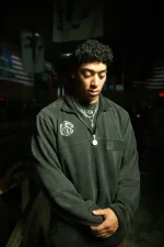 Blackout Suede Quarter zip
