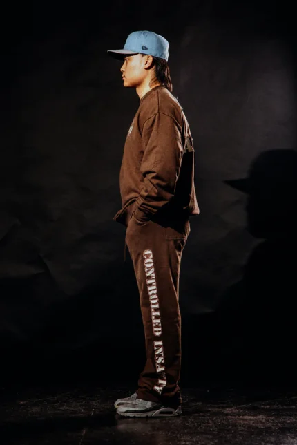 Brown Sunwashed Sweatpants (1)