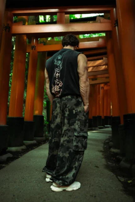 Camo Parachute Pants (4)