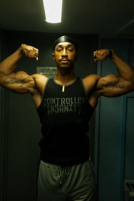 Carbon Black Iron Therapy Heavyweight Tank Top