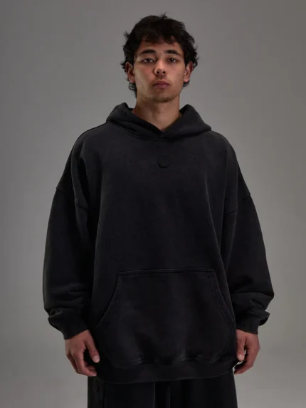 Faded Black Heavyweight Pullover